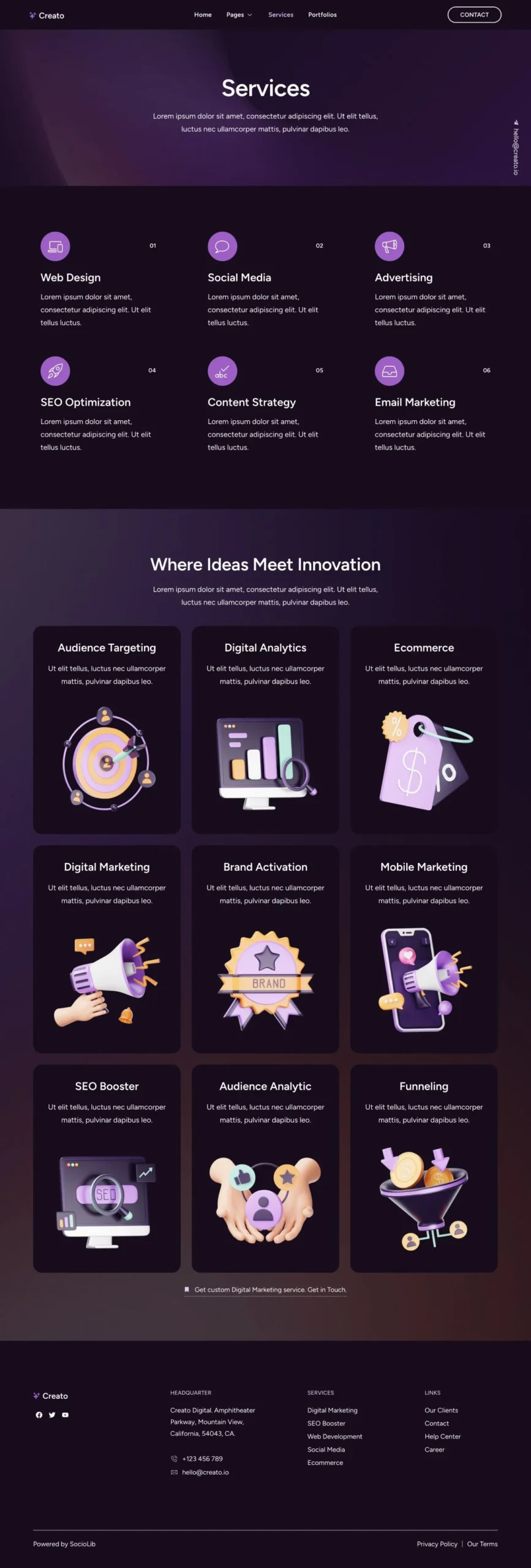 Creato - Digital Marketing Agency Elementor Template Kit - Image 2