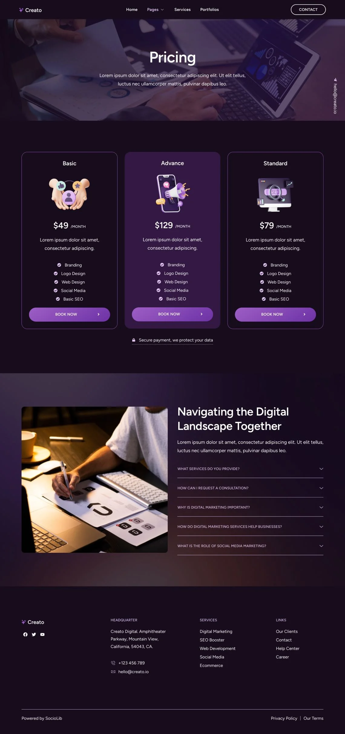 Creato - Digital Marketing Agency Elementor Template Kit - Image 3