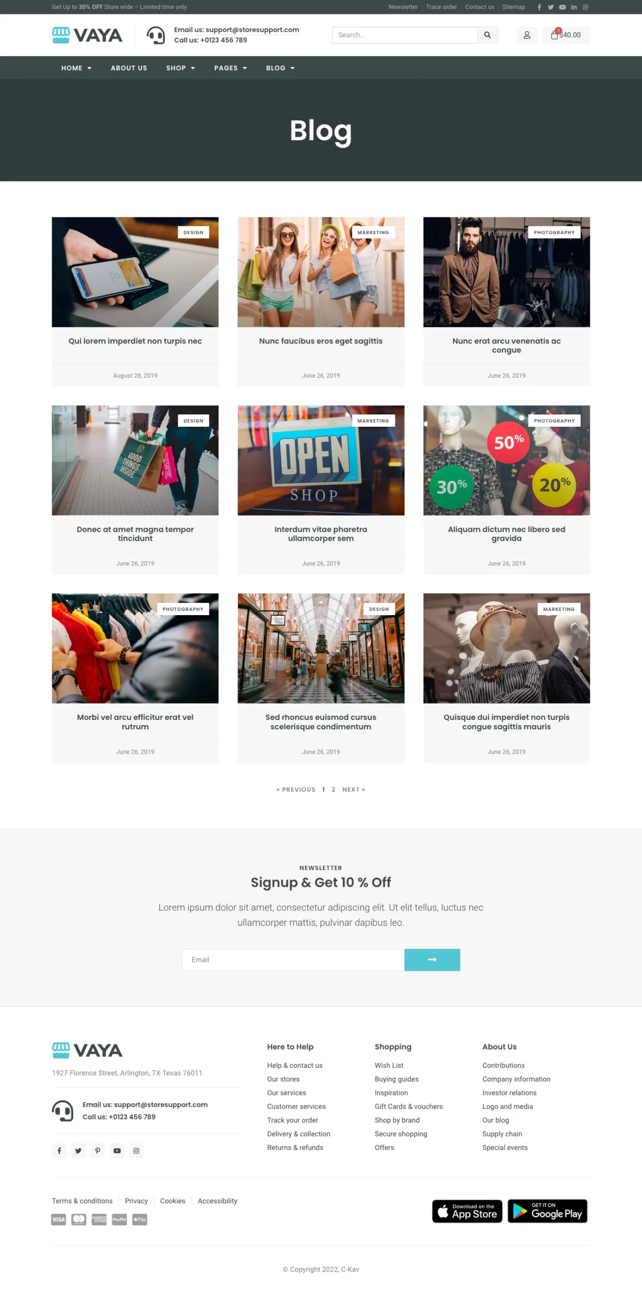 Vaya - E-commerce Elementor Template Kit - Image 3