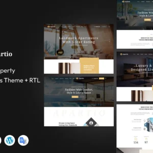 Apartio – Single Property WordPress Theme