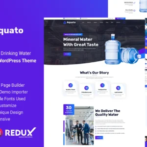 Aquato – Drinking Water Delivery WordPress Theme