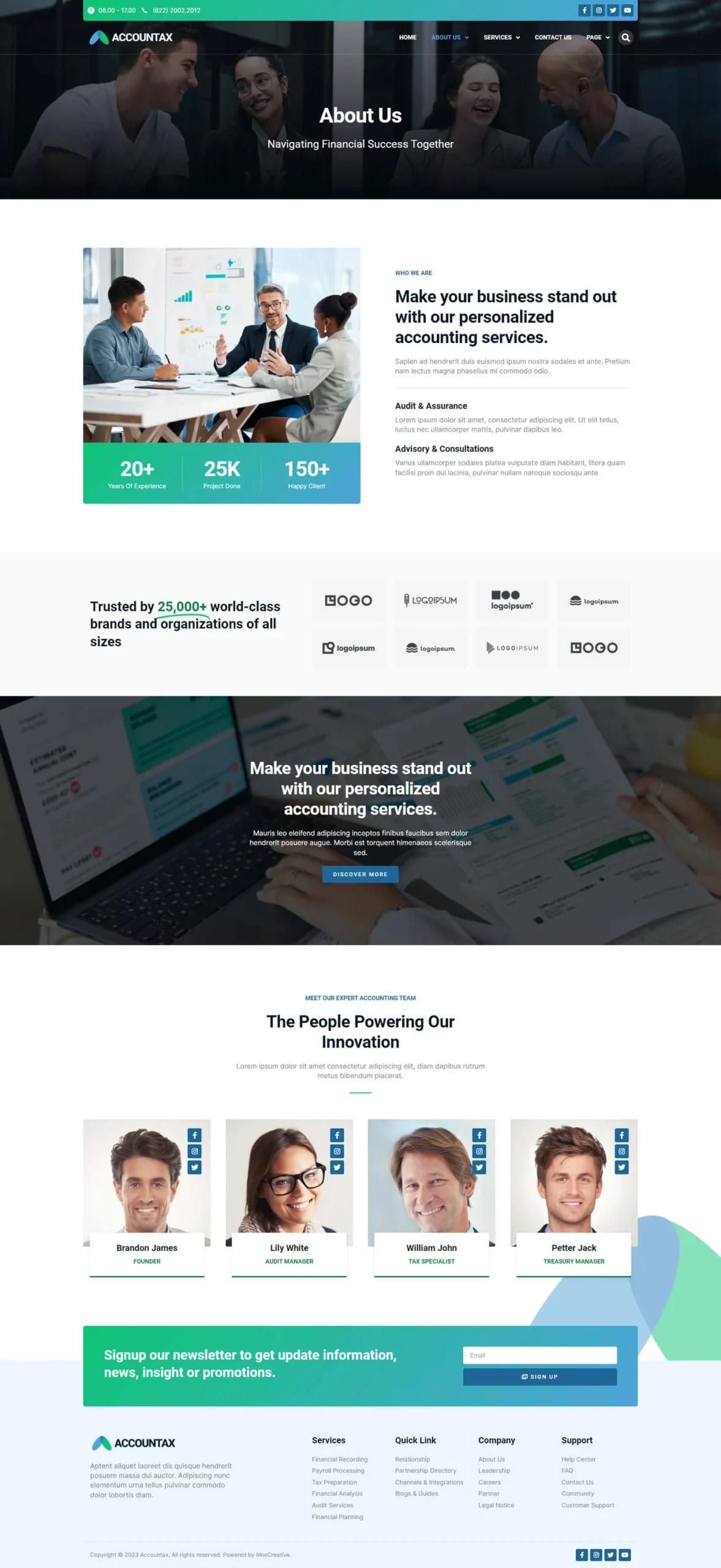 Accrual - Accounting & Finance Elementor Template Kit - Image 5