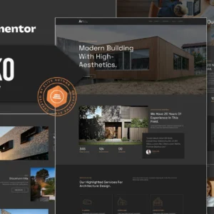 Arko – Architecture Elementor Template Kit