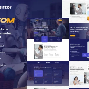 Auhom – Smart Home Automation Elementor Template Kit
