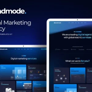 Brandmode – Digital Marketing Agency Elementor Pro Template Kit