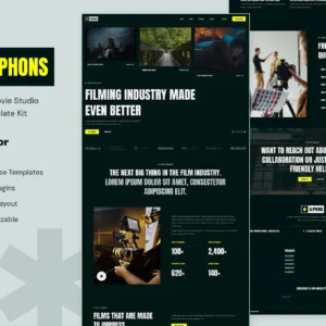 Alphons – Film Maker & Movie Studio Elementor Template Kit