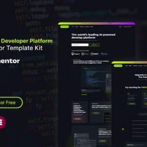 AI Foundaries – Software Developer Platform Elementor Template Kit