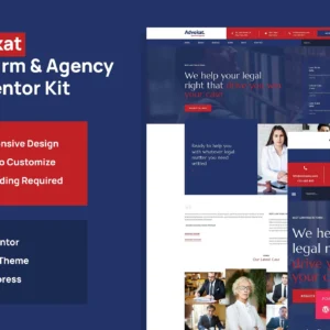 Advokat – Law Firm & Agency Elementor Template Kit