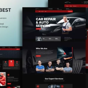 Autobest Car Repair & Auto Service Elementor Template Kit