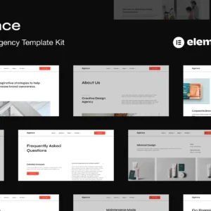 Agence Creative – Design Agency Elementor Template Kit