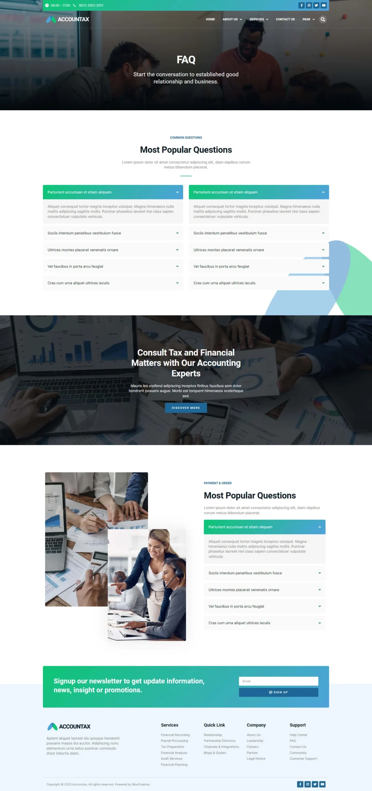 Accrual - Accounting & Finance Elementor Template Kit - Image 6