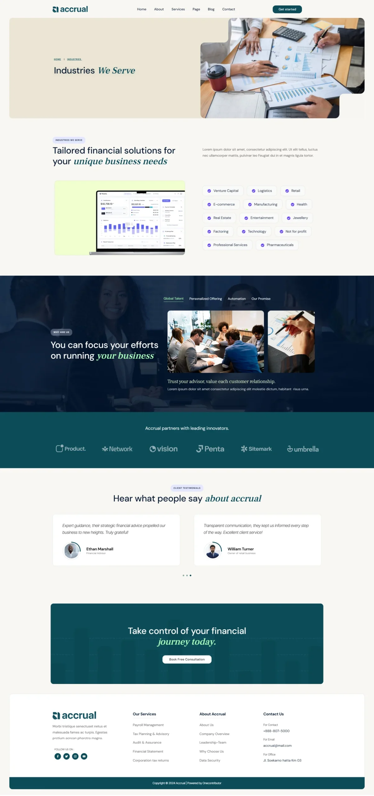 Accrual - Accounting & Finance Elementor Template Kit - Image 8