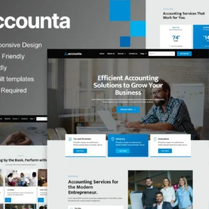 Accounta – Accounting Firm Elementor Template Kit