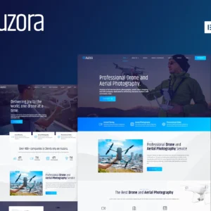Auzora – Drone Aerial Photography Elementor Template Kit