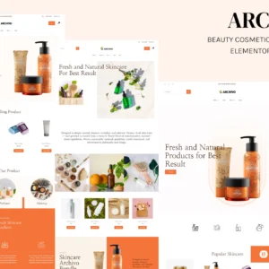 Archivo – Beauty Cosmetics & Skincare Elementor Template Kit