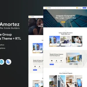 Amortez – Real Estate Group WordPress Theme