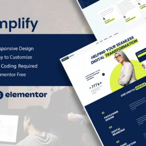 Amplify – Digital Marketing Agency Elementor Template Kit