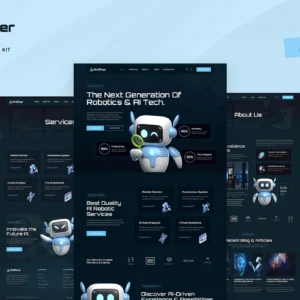 Artificer – Robotics & AI Elementor Pro Template Kit