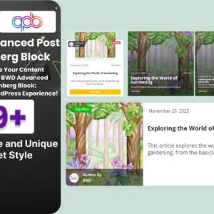 Advanced Blog Post Block Plugin For Gutenberg