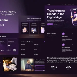 Creato – Digital Marketing Agency Elementor Template Kit