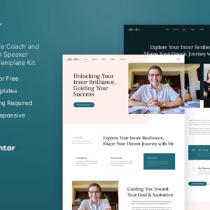 Alyssa – Feminine Life Coach & Motivational Speaker Elementor Template Kit