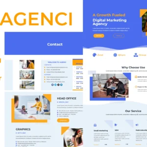 Agenci – Digital Marketing Agency Elementor Template Kit