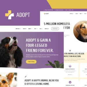 Adopt – Adoption Service & Charity Elementor Pro Template Kit
