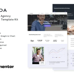 AIDA – Marketing Agency Elementor Template Kit