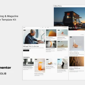 Avail – Modern Blog & Magazine Elementor Template Kit