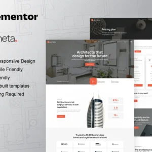Archeta – Architecture & Construction Service Elementor Template Kit