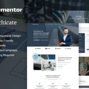 Archidream – Architecture Elementor Template Kit