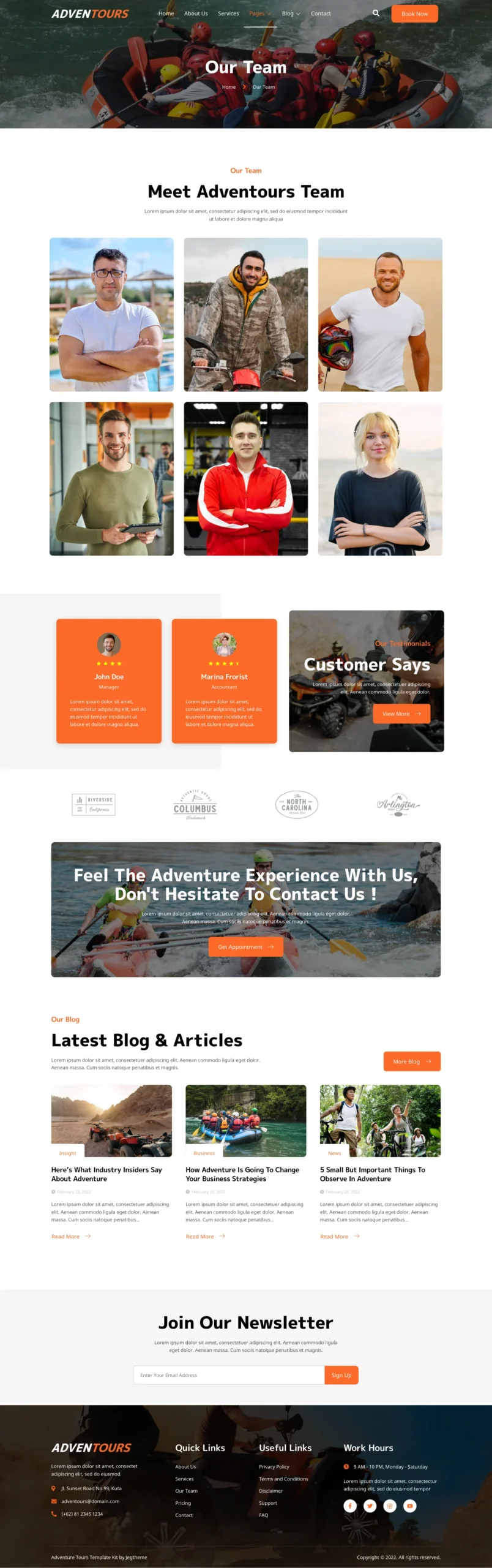 Adventours – Adventure Travel Agency & Tourism Elementor Template Kit - Image 3