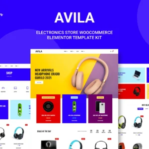 Avila – Electronic WooCommerce Elementor Template Kit