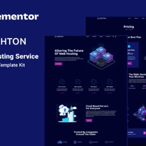 Ashton – Web hosting Elementor Template Kit
