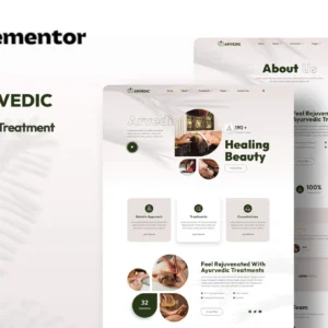 Arvedic – Beauty Treatment Elementor Template Kit