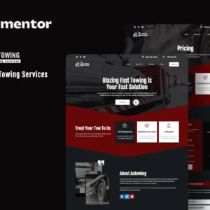 Autowing – Emergency Towing Service Elementor Template Kit
