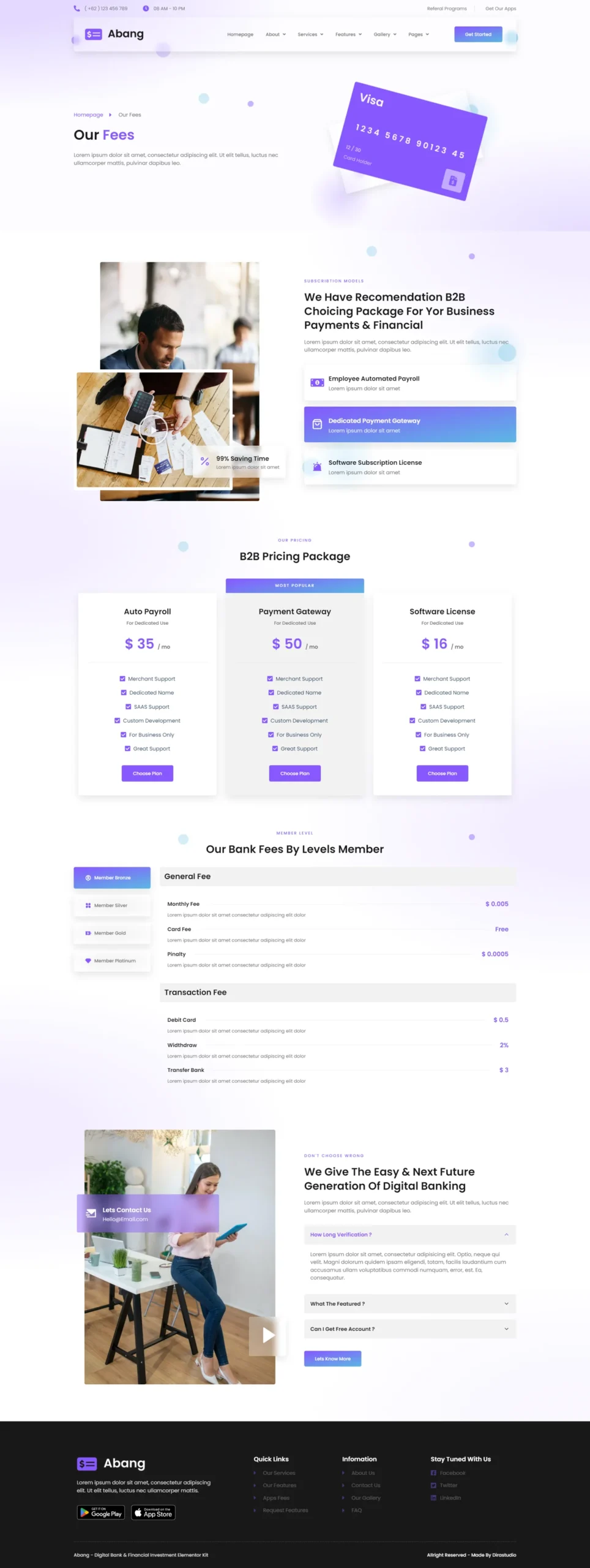 Abang - Digital Bank & Financial Investment Elementor Template Kit - Image 4